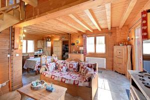 Posezení v ubytování Chalet Charmilles - Chalet vue sur montagne