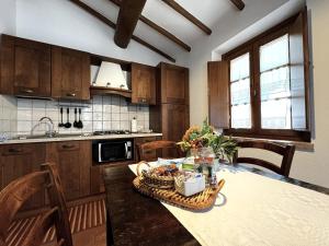 Kuchyň nebo kuchyňský kout v ubytování Agriturismo LeGi Toscana
