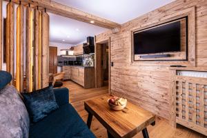 Køkken eller tekøkken på Gasthof-Ferienwohnungen Dürrlehen