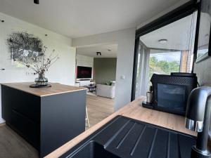 TV a/nebo společenská místnost v ubytování Duplex 100m2 style contemporain
