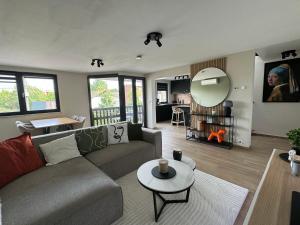 Posezení v ubytování Duplex 100m2 style contemporain