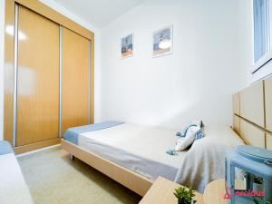 Postel nebo postele na pokoji v ubytování Luz de Mar