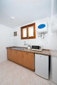 A kitchen or kitchenette at Apartamentos Strelitzias