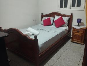 Ένα ή περισσότερα κρεβάτια σε δωμάτιο στο Villa salma