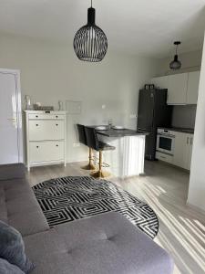 Η κουζίνα ή μικρή κουζίνα στο Cozy Apartment by the sea