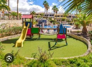 a playground with a slide at Luxury Beach Villa in Adeje