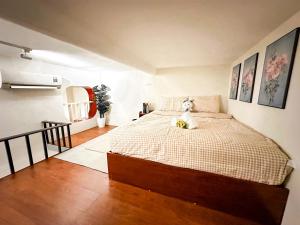 Postel nebo postele na pokoji v ubytování La Casa Di Dicembre 36B Trần Hưng Đạo