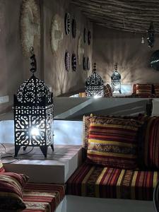 Posezení v ubytování Hotel Riad Sahara Activity