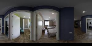 Łóżko lub łóżka w pokoju w obiekcie Apartamentos La Chaparrina del Jerte