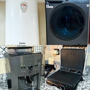 TV a/nebo společenská místnost v ubytování Appartement Saidia 1er étage 2 min de la plage a pied !