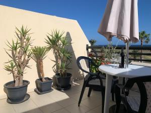 Balkon lub taras w obiekcie Suite SARA Playa Jandia