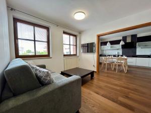 Kuchyň nebo kuchyňský kout v ubytování Apartmány Strážnice