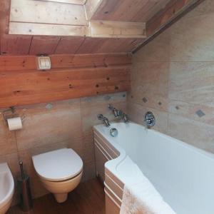 A bathroom at B&B La Soldanella