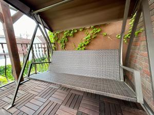Balkón nebo terasa v ubytování Apartmány Strážnice