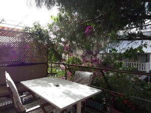 Балкон или терраса в izmir Tatil Evi Beach Resort Seferihisar