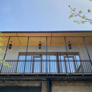 Balkón nebo terasa v ubytování Nur Guest House