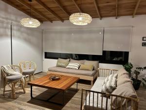 Ruang duduk di Casa Nera