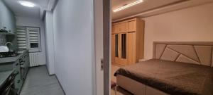 Kuchyň nebo kuchyňský kout v ubytování 1 Room Apartment Plopeni + 15 fotografií
