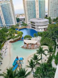 a water park in the middle of a city at Azure Urban Residences in Manila