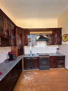 Dapur atau dapur kecil di Samarkand Apartament
