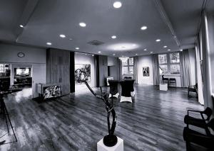 TV a/nebo společenská místnost v ubytování Privat & Boutique Hotel Plauer See