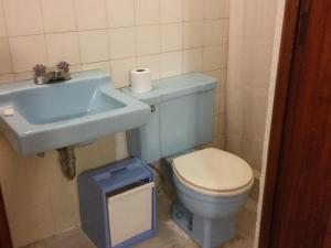 Koupelna v ubytování Hotel Centenario