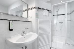 Koupelna v ubytování Hotel Wegener
