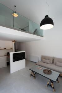 A kitchen or kitchenette at Rizes Villas Santorini with private pool