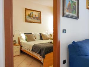 Ένα ή περισσότερα κρεβάτια σε δωμάτιο στο Ferienwohnung Gelsomino