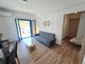 Χώρος καθιστικού στο Aegean Apartments Evia