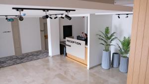 Kuchyň nebo kuchyňský kout v ubytování PARK DEMİRKAPI HOTEL