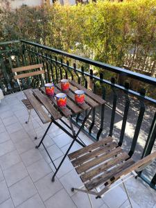 Un balcon sau o terasă la Holidays Home SereLeo