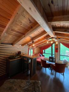 Posezení v ubytování Ayder Paradise Otel