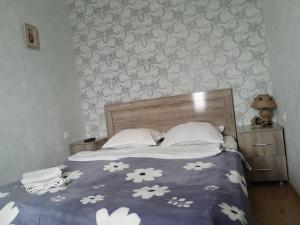 Postel nebo postele na pokoji v ubytování Akhaltsikhe hotel “Sunny House”