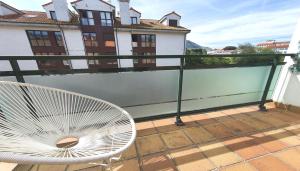 Balkoni atau teres di Apartamento "sanse"