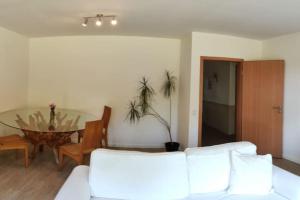 Χώρος καθιστικού στο Appartement Weideblick