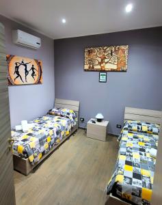 A bed or beds in a room at B&B Rampante