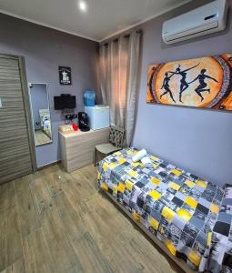 A bed or beds in a room at B&B Rampante