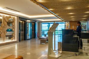 Vstupní hala nebo recepce v ubytování Tambaqui Praia Hotel + 28 fotografií