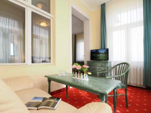 TV a/nebo společenská místnost v ubytování Hotel See-Eck