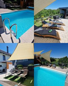 Aura Lux Holiday Home with Pool 내부 또는 인근 수영장