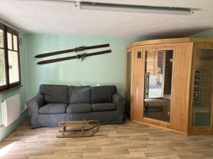 Posedenie v ubytovaní Primerose - Historic Chalet - Garden - Central - 5 bedrooms - Mont-Blanc Views