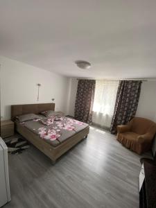 Postel nebo postele na pokoji v ubytování Casa Tomița