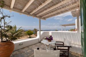 Svalir eða verönd á Fos Apartments Mykonos