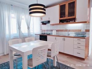 Kuchyň nebo kuchyňský kout v ubytování Lumani Apartment Zagreb with FREE Parking