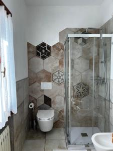 Koupelna v ubytování B&B Casa del Conte