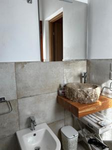 Koupelna v ubytování B&B Casa del Conte