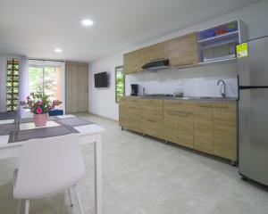 Küche/Küchenzeile in der Unterkunft Edificio Vida Nueva