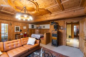 Posezení v ubytování Chalet Surselva