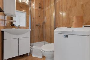 Koupelna v ubytování Apartmani Vanda